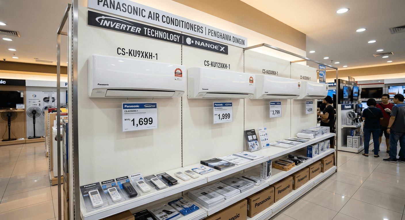 Harga Aircond Panasonic 2026 — Panduan Lengkap Semua Model