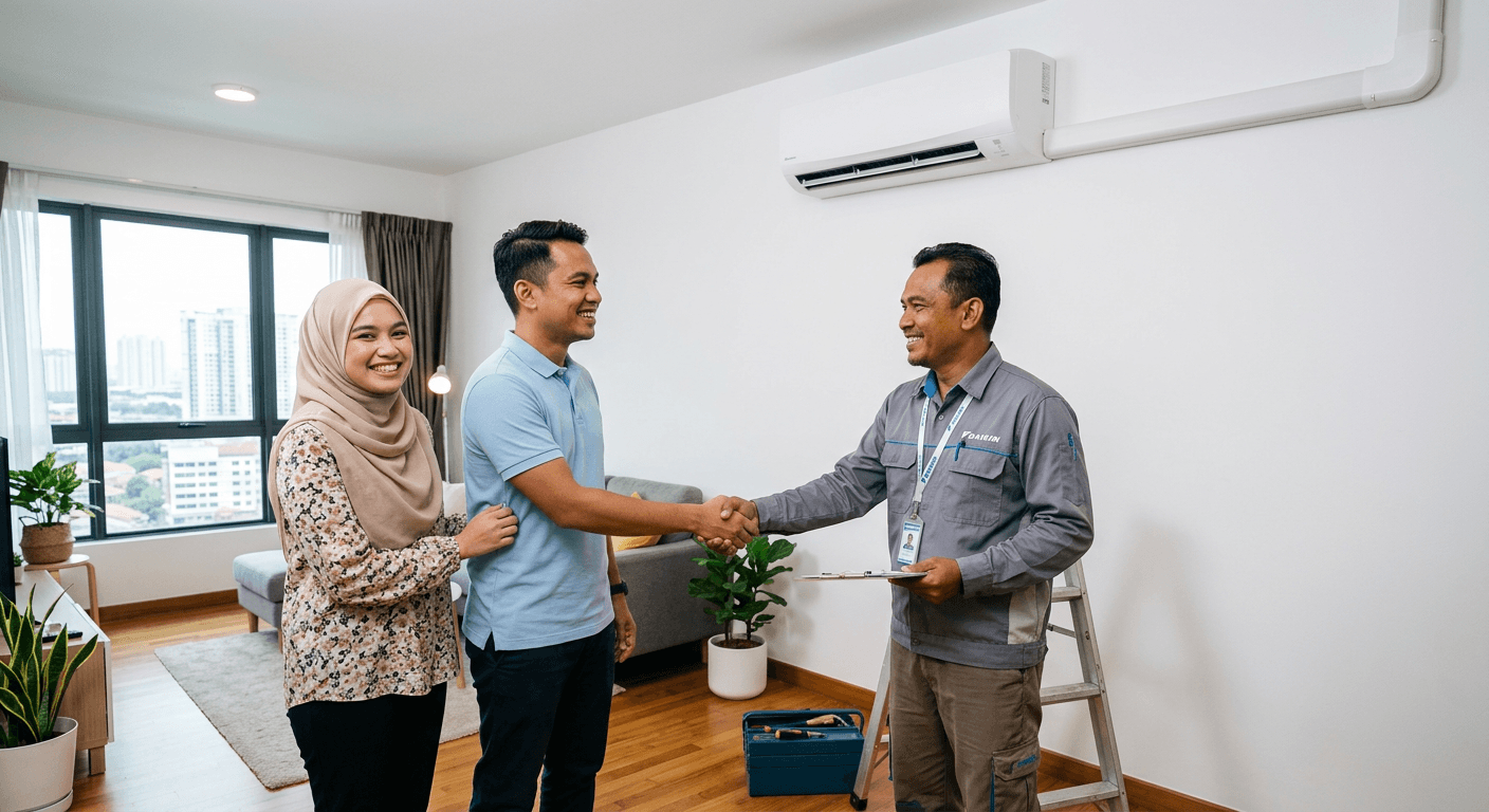 Sewa Beli Aircond Panasonic — Dari RM99/Bulan Tanpa Deposit