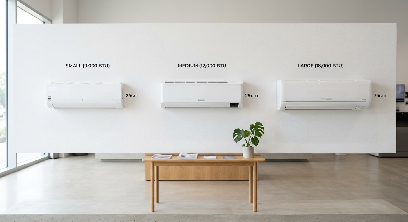 Comparison of the Panasonic XU, XPU, PU and PN air conditioner series